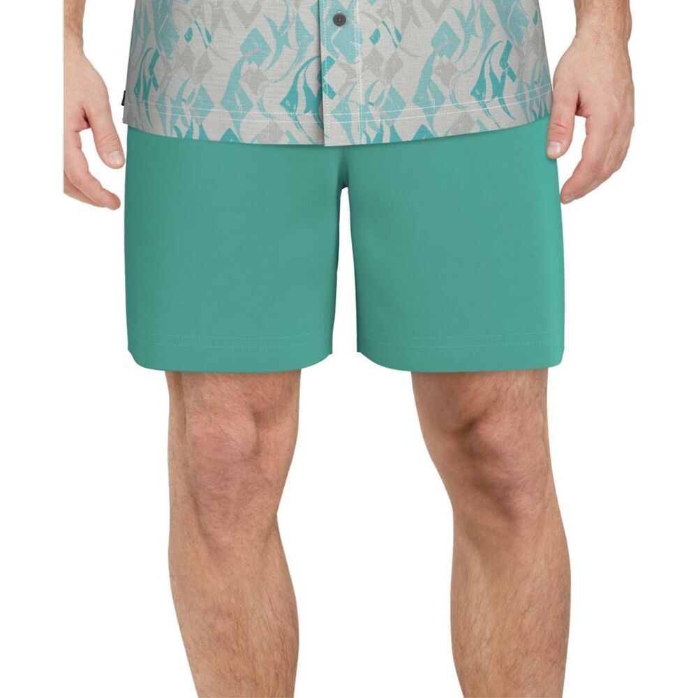 PGA Tour 8" Drawstring Elastic Performance Golf Shorts Blue Curacao 42